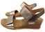 Sofft Verdi II Womens Leather Wedge Sandals With Comfort Footbed