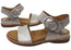 Sofft Bali Womens Leather Sandals With Cushioned Comfort Footbed