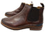 Florsheim Mens EEE Wide Leather Highland Chelsea Plain Toe Gore Boots