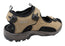 ECCO Mens Comfortable Leather Offroad Sandals