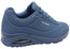 Skechers Mens Uno Stand On Air Lace Up Memory Foam Shoes