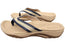 Homyped Inlet Stripe Womens Comfortable Supportive Thongs Sandals