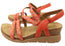 Comfortiva Silvia Womens Comfort Footbed Wide Fit Leather Sandals