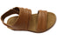 Comfortiva Gale Womens Comfort Footbed Wide Fit Leather Sandals