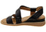 Comfortiva Marcy Womens Comfort Footbed Wide Fit Leather Sandals