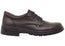 ROC Larrikin Senior Older Girls/Ladies Brown School Shoes