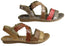 Andacco Cairns Womens Comfortable Flat Leather Sandals Made In Brazil