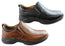 Sollu Dolan Mens Leather Slip On Comfort Shoes Made In Brazil