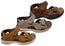 Pegada Sambo Mens Comfort Leather Adjustable Sandals Made In Brazil