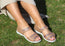 Homyped Dakota Womens Leather Wide Fit Sandals