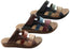 New Face Soma Womens Comfort Leather Slides Sandals Made In Brazil