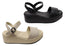 Via Paula Silvia Womens Brazilian Comfort Leather Platform Sandals