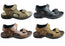 Pegada Thompson Mens Leather Comfort Cushioned Sandals Made In Brazil