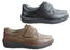 Homyped Saxon Mens Leather Supportive Comfort Extra Extra Wide Shoes