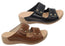 Pegada Mya Womens Comfortable Leather Slides Sandals Made In Brazil