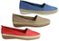 Flex & Go Womens Comfortable Espadrille Leather Flats Made In Portugal