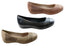 Bottero Torie Womens Comfortable Leather Flats Made In Brazil