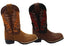 D Milton Alonzo Mens Leather Comfortable Western Cowboy Boots