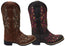 D Milton Betsy Womens Comfortable Leather Western Cowboy Boots