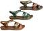 Andacco Madisson Womens Comfort Flat Leather Sandals Made In Brazil