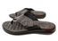 Pegada Sloan Mens Comfortable Leather Thongs Sandals Made In Brazil