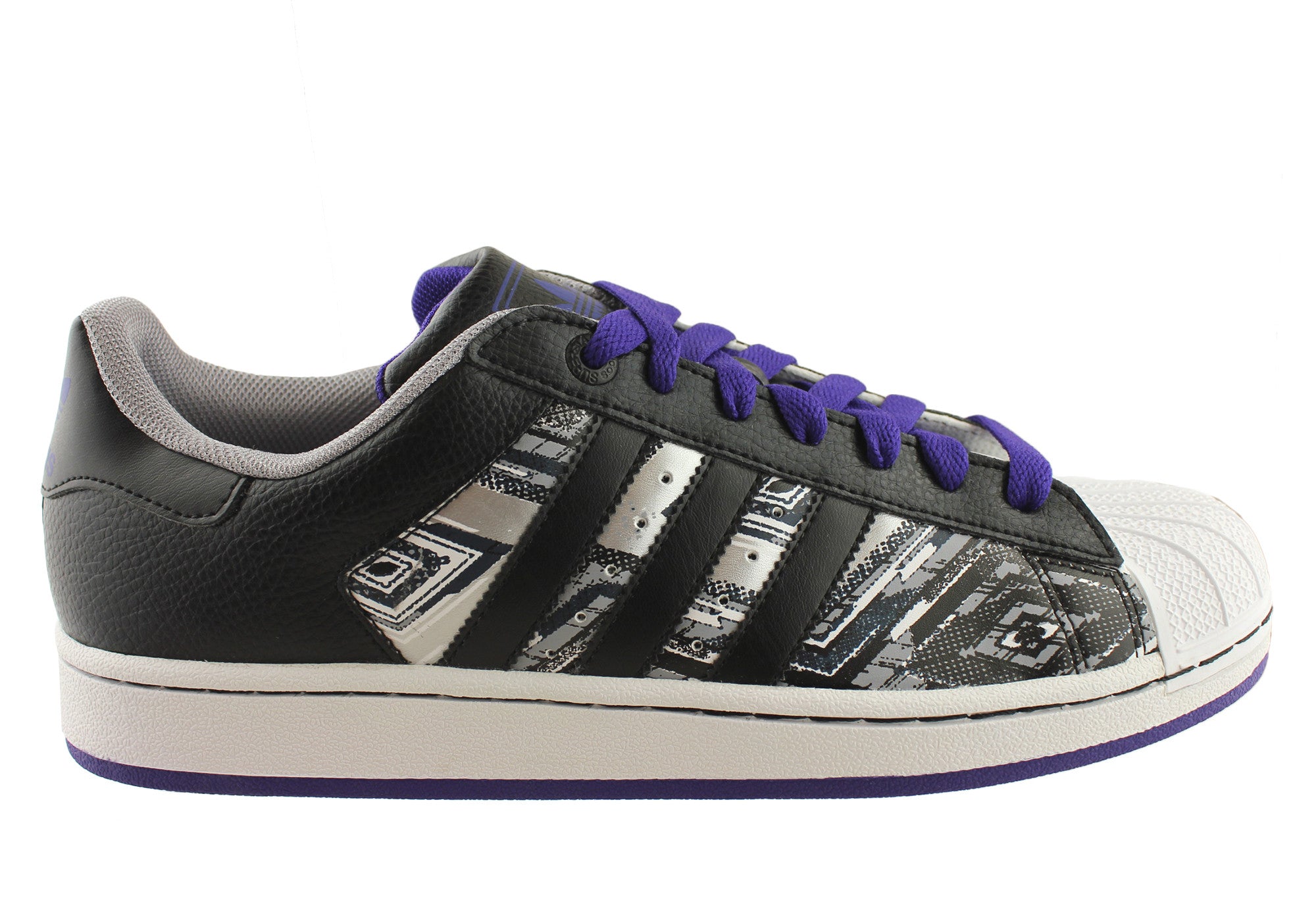 Black/Grey/Purple