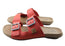 New Face Silvan Womens Comfort Leather Slides Sandals Made In Brazil