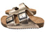 Via Paula Hilda Womens Leather Comfort Slides Sandals Made in Brazil