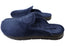 Pegada Marty Mens Brazilian Closed Toe Open Back Comfort Slippers