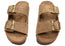 Via Paula Hilda Womens Leather Comfort Slides Sandals Made in Brazil