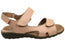 Flex & Go Carmella Womens Comfortable Leather Sandals Made In Portugal