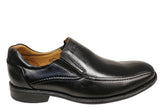 Sollu Woodley Mens Leather Comfort Slip On Dress Shoes Made In Brazil