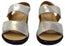 Revere Como Womens Comfortable Leather Wide Width Sandals
