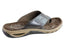 Pegada Phillip Mens Leather Cushioned Thongs Sandals Made In Brazil