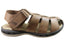 Itapua Troy Mens Leather Comfort Closed Toe Sandals Made In Brazil