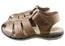 Itapua Troy Mens Leather Comfort Closed Toe Sandals Made In Brazil