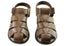 Itapua Troy Mens Leather Comfort Closed Toe Sandals Made In Brazil