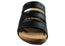 New Face Serenity Womens Comfort Leather Slides Sandals Made In Brazil