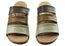 New Face Serenity Womens Comfort Leather Slides Sandals Made In Brazil