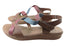 New Face Lottia Womens Comfortable Leather Sandals Made In Brazil