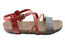 New Face Laurina Womens Comfortable Leather Sandals Made In Brazil