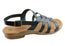 New Face Estella Womens Comfortable Leather Sandals Made In Brazil