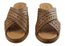 New Face Tory Womens Leather Wedge Slides Sandals Made In Brazil