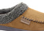 Dearfoam Mens Brendan Microfiber Suede Clog with Whipstitch Slippers