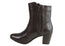 Dazzani Allie Womens Comfort Leather Heel Ankle Boots Made In Brazil