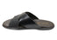 Savelli Henry Mens Comfortable Leather Slides Sandals Made In Brazil