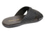 Savelli Henry Mens Comfortable Leather Slides Sandals Made In Brazil