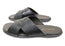 Savelli Henry Mens Comfortable Leather Slides Sandals Made In Brazil