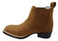 D Milton Orleans Mens Comfortable Leather Western Cowboy Chelsea Boots