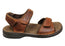 Slatters Tahiti Mens Comfortable Adjustable Leather Sandals